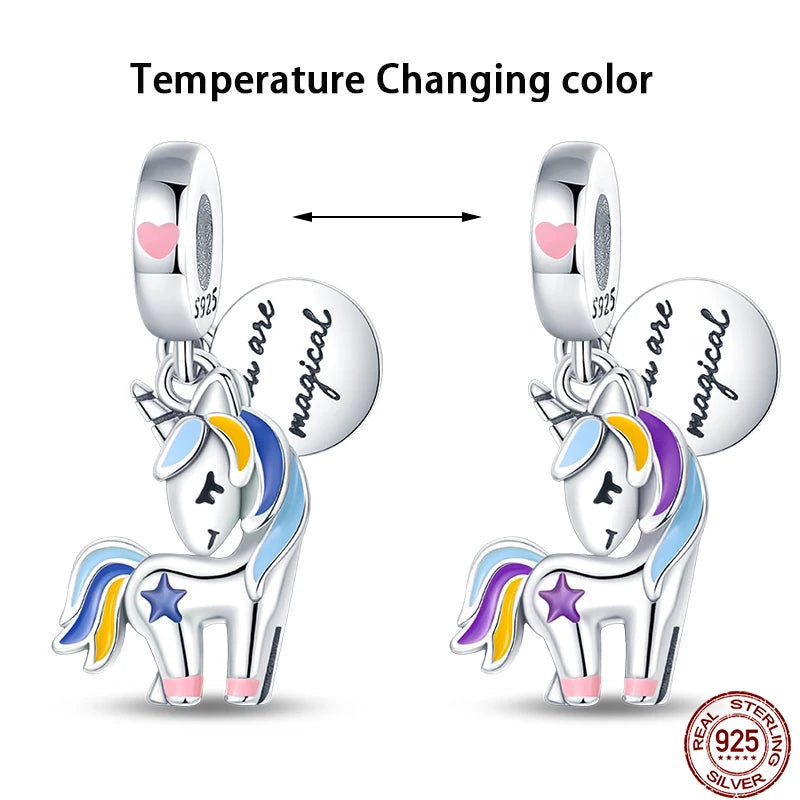 Fit Qikaola 925 Original Bracelet Fashion Bee Astronaut Eiffel Tower 925 Silver Charms Beads Fine DIY Birthday Jewelry For Women