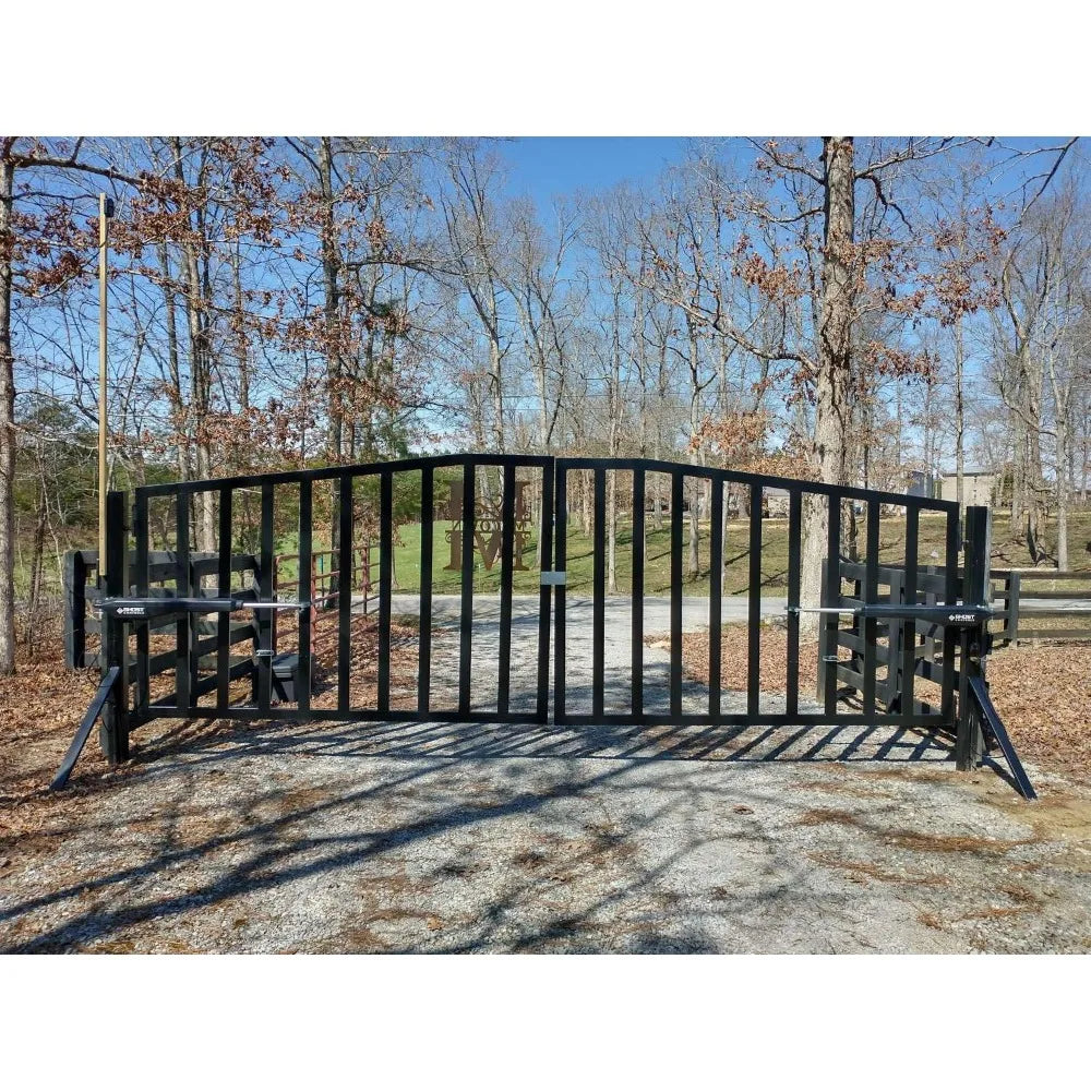 D Series Dual Smart Ready Automatic Gate Kit with Tube Gate Brackets- DD2U for Swing Gates Up to 1000 lbs.