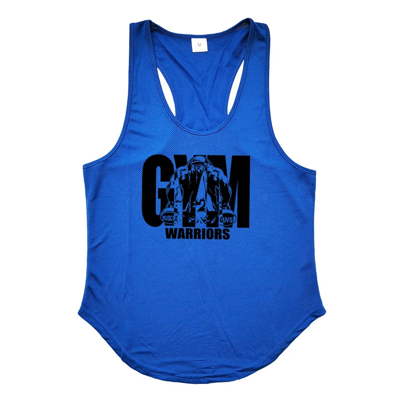 Gym Clothing Mens Mesh Fitness Stringer Tank Top Men Bodybuilding Vest Running Vest Workout Sleeveless T Shirt Sports Tanktop