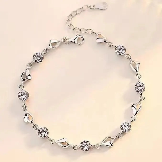 Fashion charm 925 Sterling Silver Bracelet for man woman Twisted rope chain fine jewelry Wedding party Christmas gift