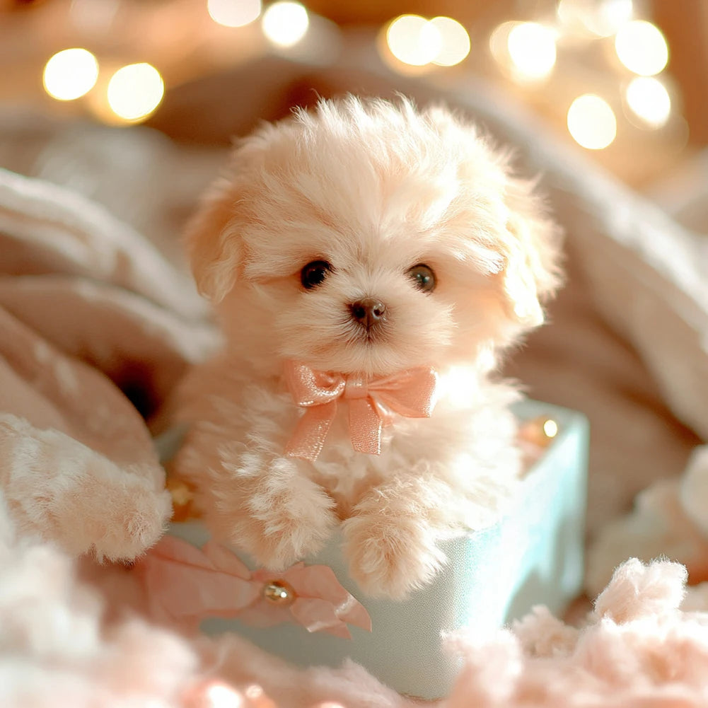 Plush Puppy Toy Electronic Interactive Animal Dog Robot Puppy Kids Doll Plush Simulation Smart Dog Toy Present for Boys Girls