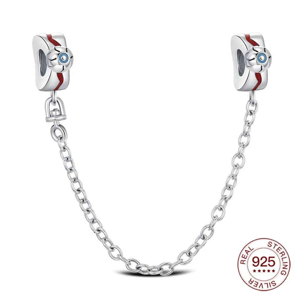 2025 925 Sterling Silver Halloween Charm Spooky Ghost Pumpkin Pendant For Women Men Making DIY Bracelet Party Jewelry Gift