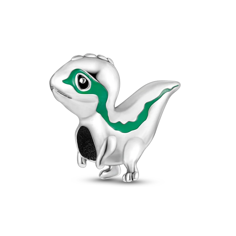 New 925 Sterling Silver Cactus Four Leaf Clover Charm Spring Green Series Bead Pendant For Original Beads Bracelet DIY Jewelry