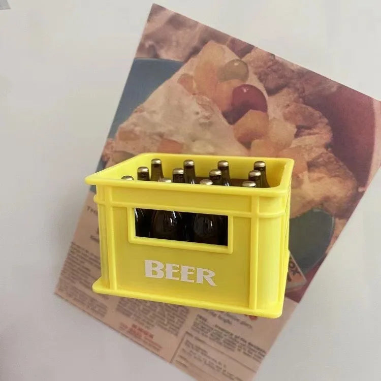 Multifunctional Beer Opener Fridge Magnet New Creative Simulation Beer Box Magnetic Opener High-Value Bottle Opener