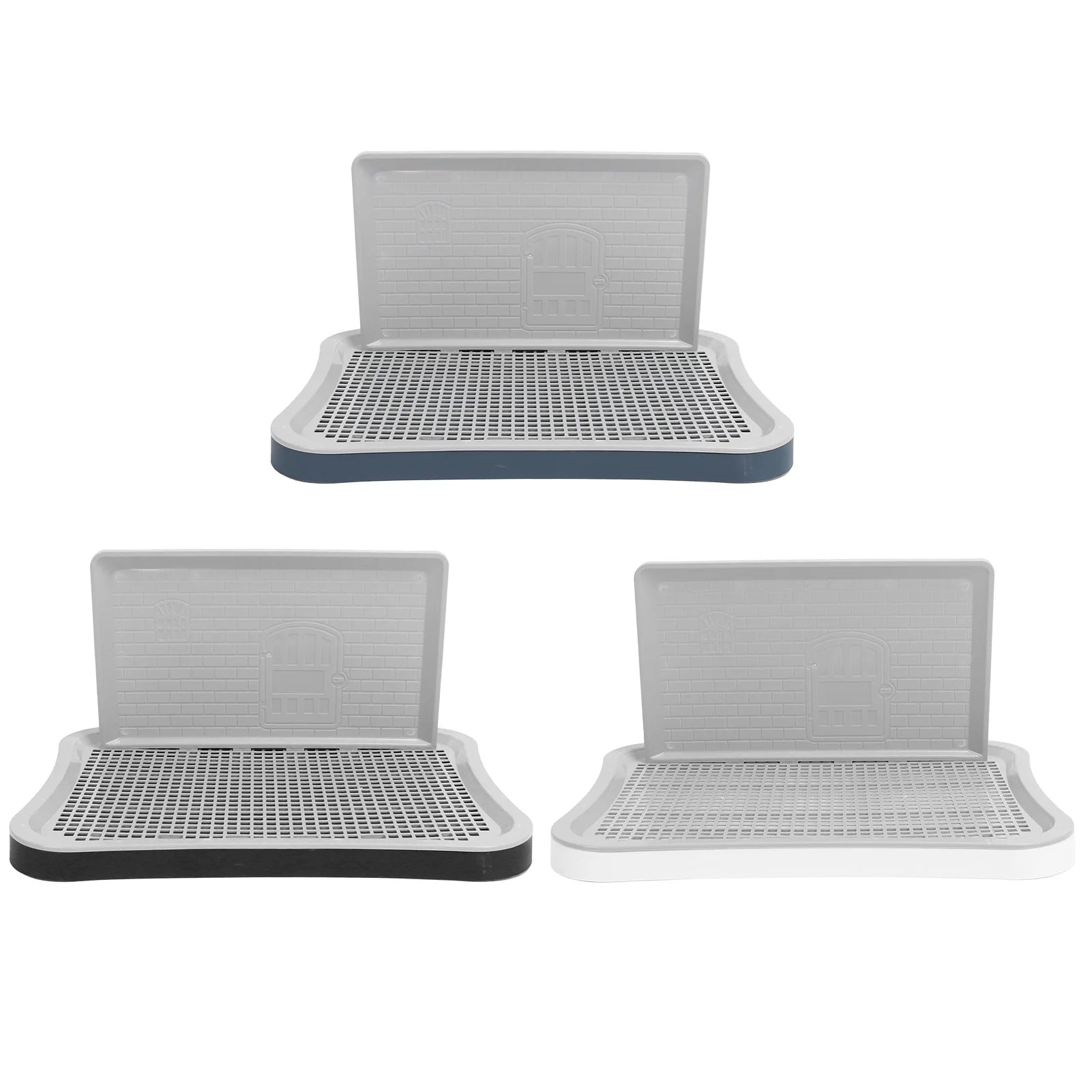 Dog Training Toilet with Wall Column Removable Portable Puppy Mesh Training Potty for Large Small Medium Pets Dog Potty Tray