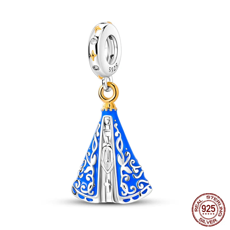 Fit Qikaola 925 Original Bracelet Fashion Bee Astronaut Eiffel Tower 925 Silver Charms Beads Fine DIY Birthday Jewelry For Women