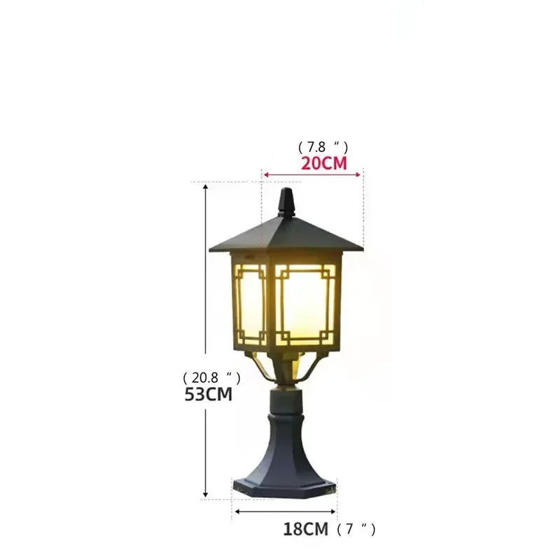 GISELLE Contemporary Outdoor Lawn Lamp LED Electric Waterproof Villa Garden Courtyard District Residential Quarters Lawn Lamp ﻿