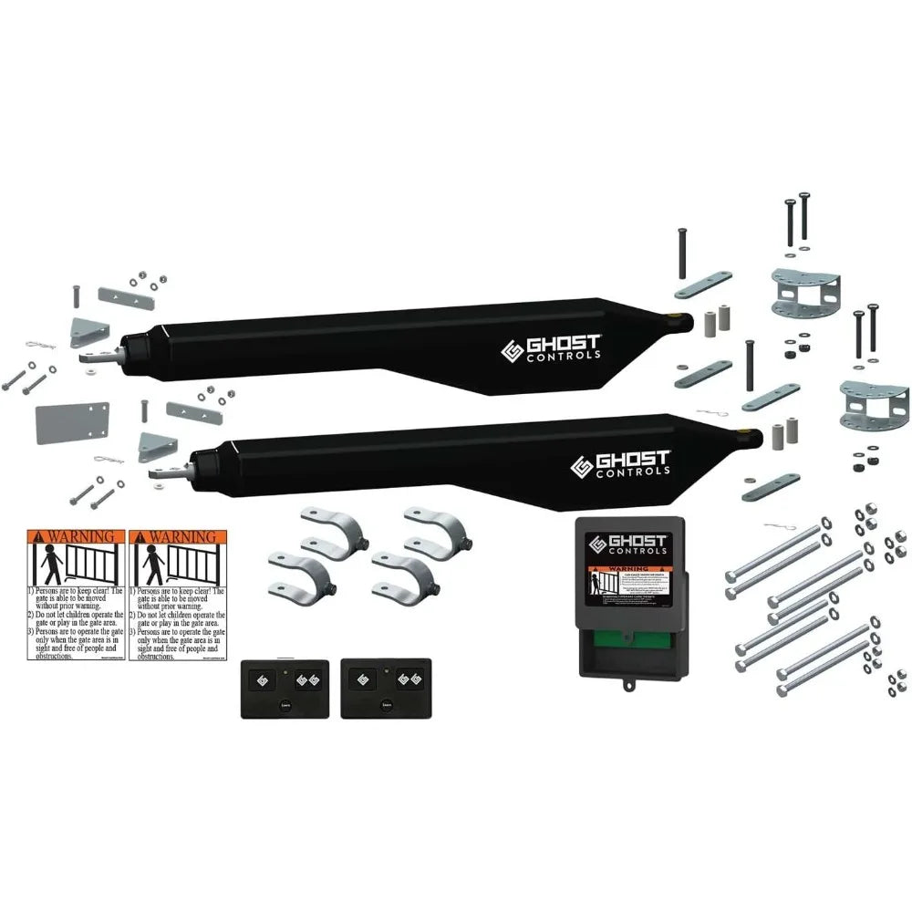 D Series Dual Smart Ready Automatic Gate Kit with Tube Gate Brackets- DD2U for Swing Gates Up to 1000 lbs.