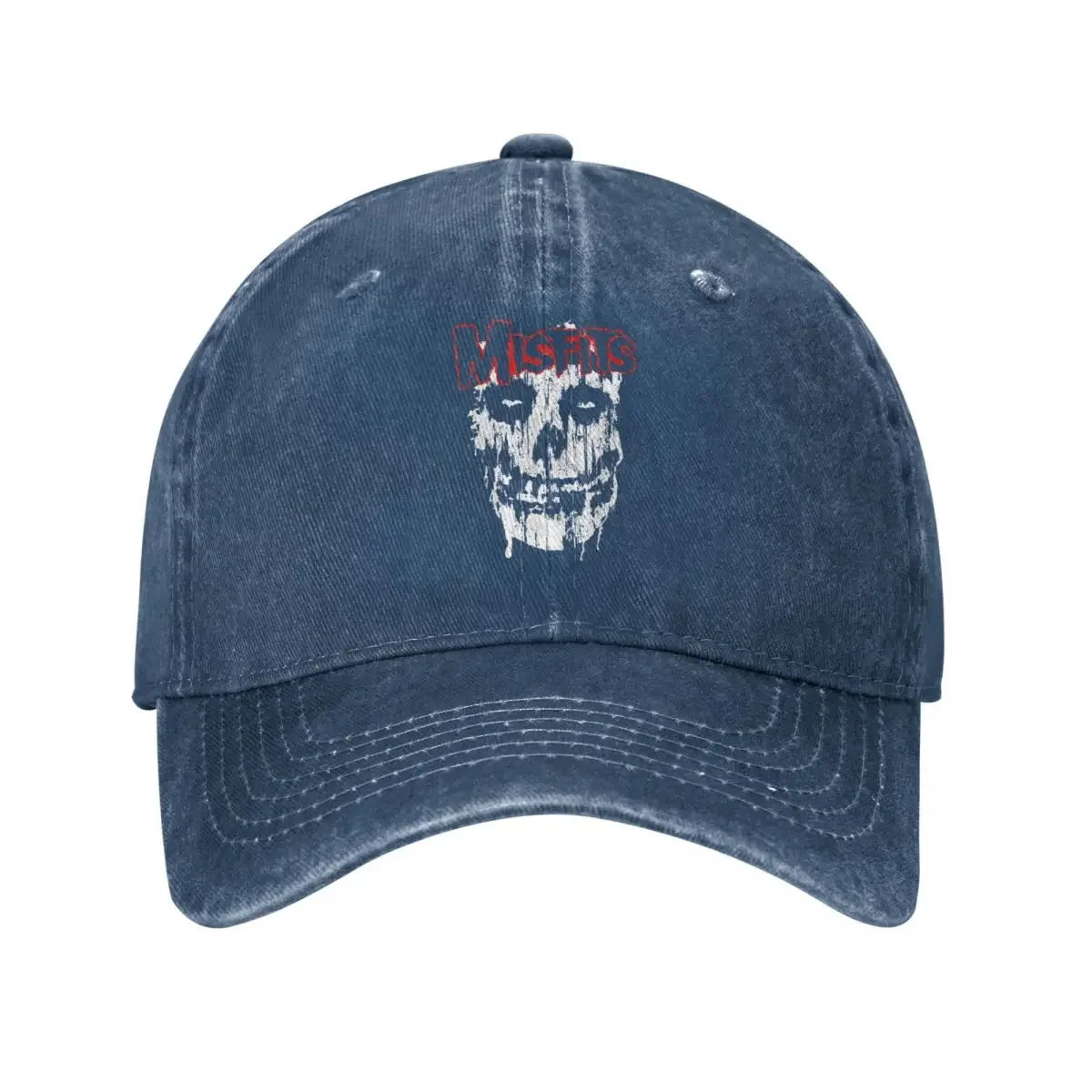Misfits Skull Denim Baseball Cap Sun Hats Homme Horror Halloween Cap Hats Spring Autumn Vintage Casquette
