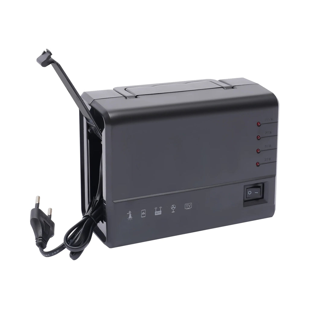 Portable Solar Panel Power Energy Storage Generator Kit Solar Home DC System Kit 4 LED Light Bulb USB Charger Generation