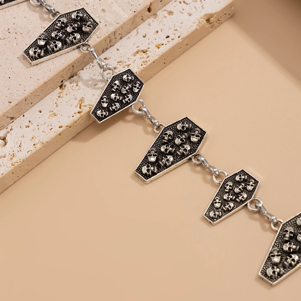 Ingemark Vintage Spider Web Cross Jesus Moon Waist Belly Chain for Women Goth Metal Belt Waistband Halloween Body Jewelry Gift