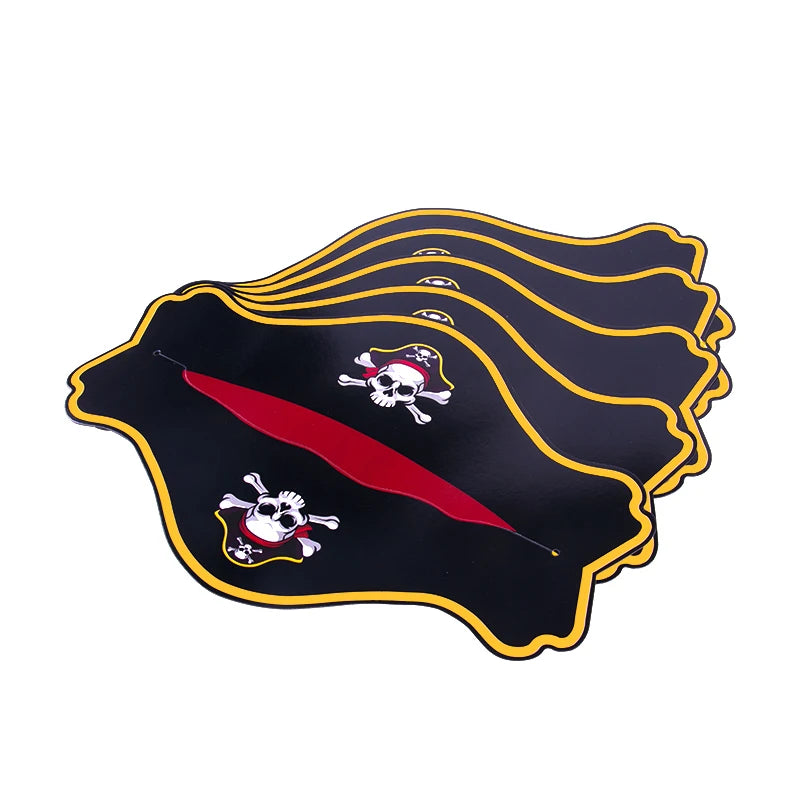 Children Pirate Captain Cosplay Costume Props Pirate Eye Patch Hook Coins Telescope Kids Favors Gift Toy Pirate Party Halloween