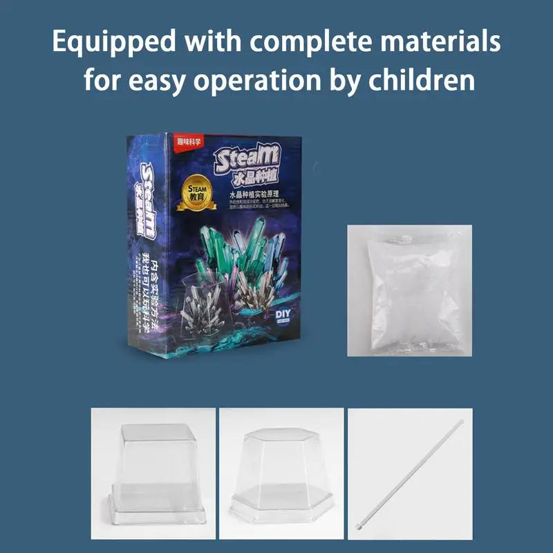Crystal Growing Kit Crystal Making Kit For Kids Crystal Making Experiment And Learning Toys Crystal Growing Science Kit