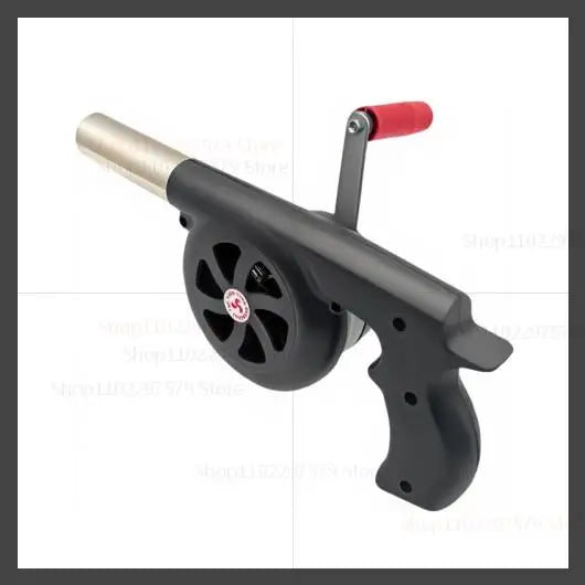 Camping Handheld Blower Lightweight Outdoor BBQ Hand Crank Fan Barbecue Accessories Portable Aiding Fire Cooking Tools