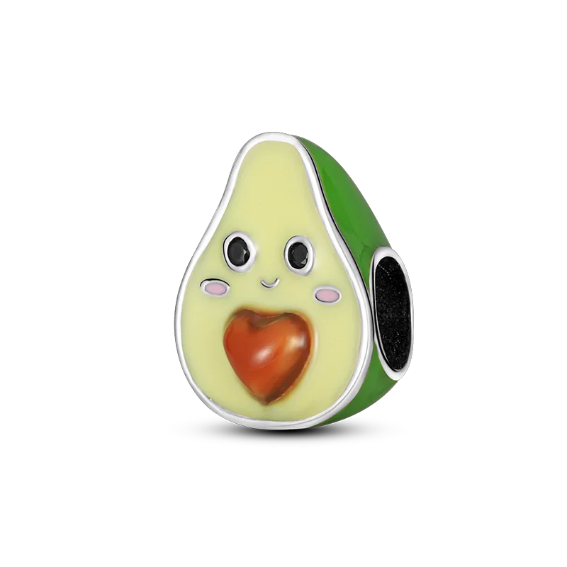 New 925 Sterling Silver Cactus Four Leaf Clover Charm Spring Green Series Bead Pendant For Original Beads Bracelet DIY Jewelry