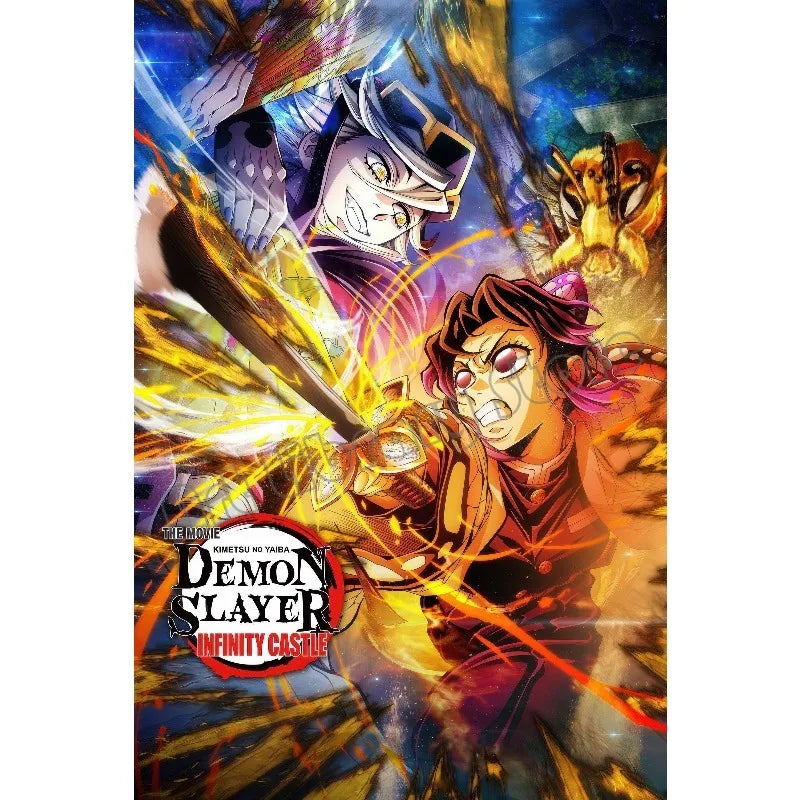 Japanese Hot Anime D-Demon Slayer Kimetsu No Yaiba Infinity Castle 2025 Manga Poster Canvas Painting Wall Pictures Home Decor