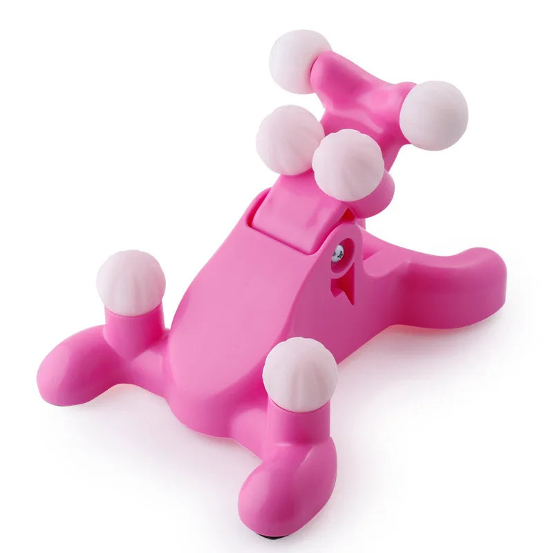 Manual Cervical Spine Brace Soothing Device Neck Massager Simulation Shiatsu Silicone Cervical Spine Correction Care Massager