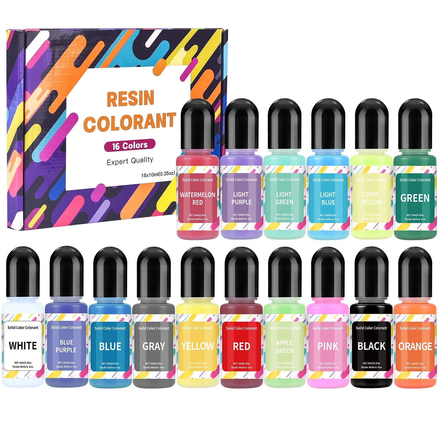 Epoxy Resin Pigment Kits Candle Dye Liquid Colorant DIY UV Epoxy Resin Mold Jewelry Making Candle Soap Making Dye Pigment Sets