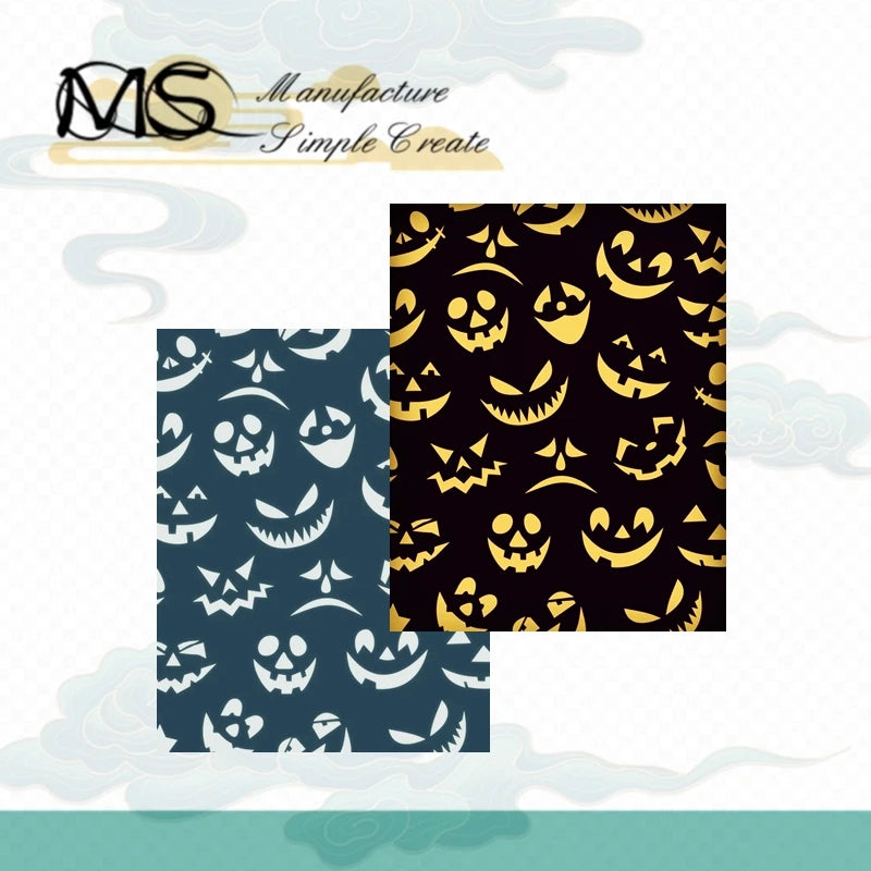 2025 Hot Foil Star Net Snow Pumpkin Halloween Christmas Background Scrapbooking Embossing Frames Card Craft Metal Cutting Dies