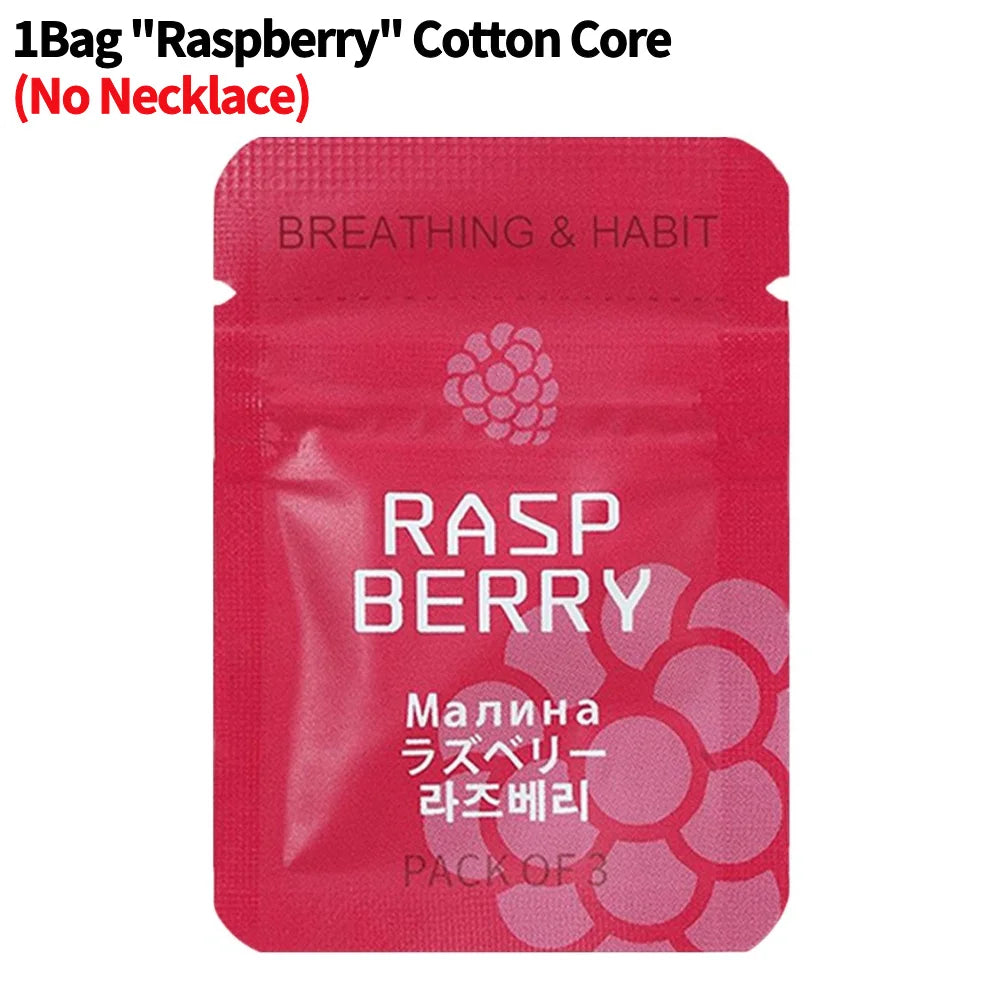 Breathing Necklace with Filter Cotton Quitting Smoking Meditation Pendant Wear Resist Quit Smoking Necklace Stop Smoking Aids