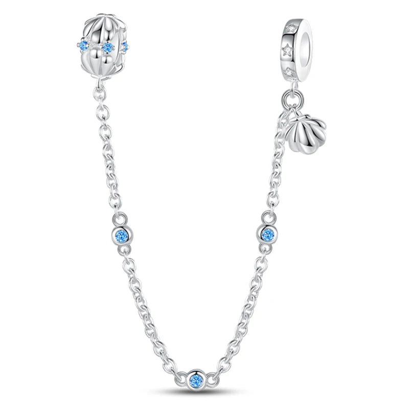 Fashion 925 Sterling Silver Summer Ocean World Series Sea Turtle Starfish Crab Octopus Charms Beads Fit 925 Bracelet DIY Jewelry