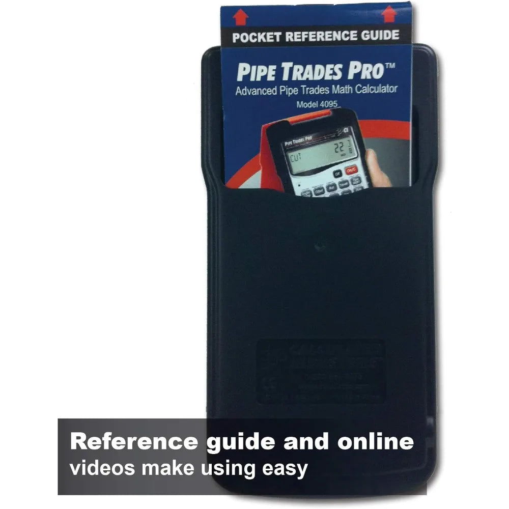 4095 Pipe Trades Pro Advanced Pipe Layout and Design Math Calculator Tool for Pipefitters, Steamfitters