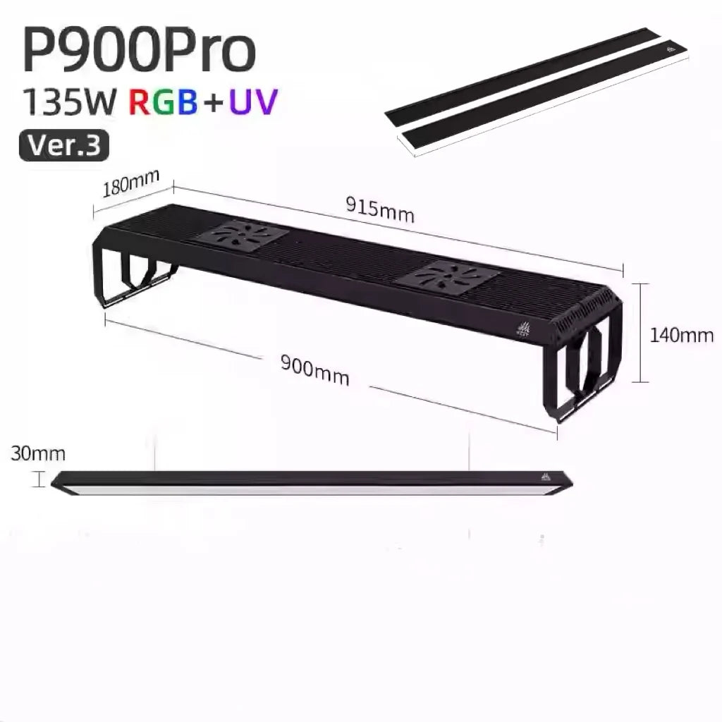 WEEK AQUA P PRO Smart LED Light P600/P900/P1200 - WiFi APP Control High Efficiency Full Spectrum for Freshwater Planted Aquarium