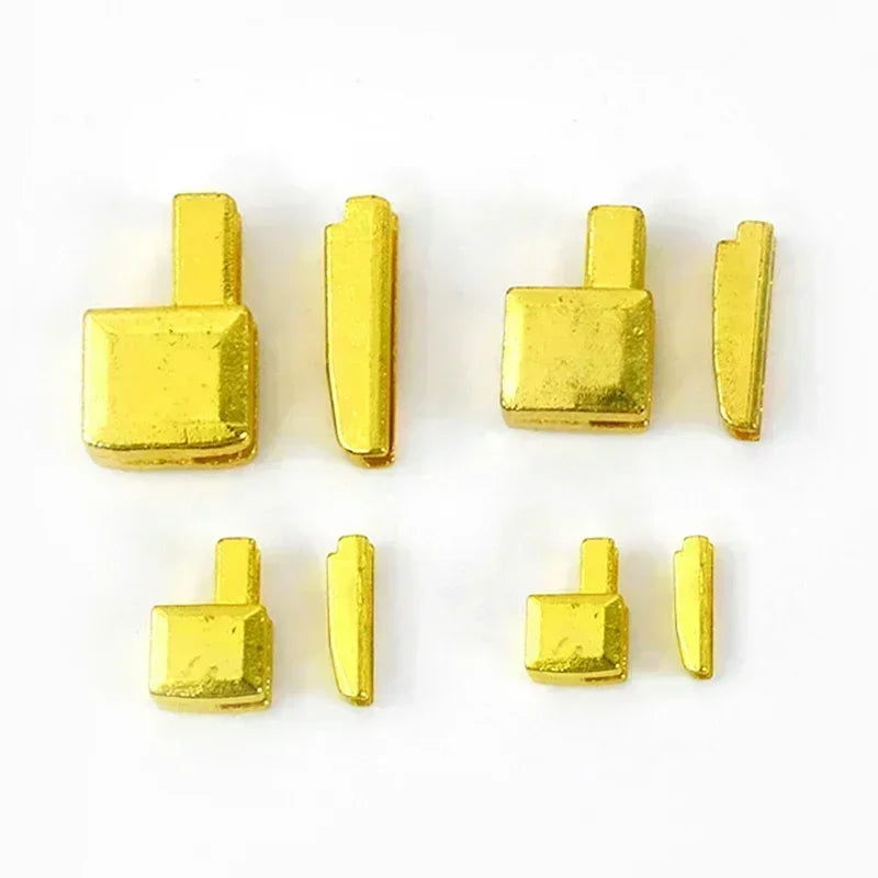 10-50Sets Meetee 3# 5# 8# 10# Open-End Zipper Tail Stopper Clothes Zippers Slider Bottom Socket Repair DIY Sewing Accessories