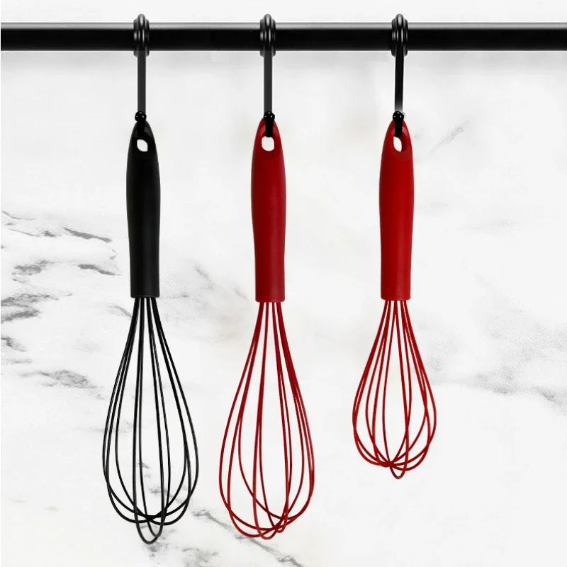 26/30cm Long Handle Hand Mixer Kitchen Household Egg Whisk Egg Stiring Milk Cream Hand Blender Baking Cooking Tool Accessories