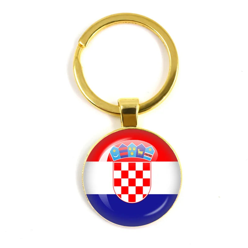European National Flags, Albania, Andorra, Belarus, Belgium, Bosnia and Herzegovina, Bulgaria, Croatia, Popular Key Chain