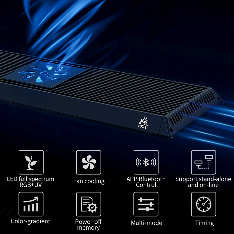 WEEK AQUA P PRO Smart LED Light P600/P900/P1200 - WiFi APP Control High Efficiency Full Spectrum for Freshwater Planted Aquarium