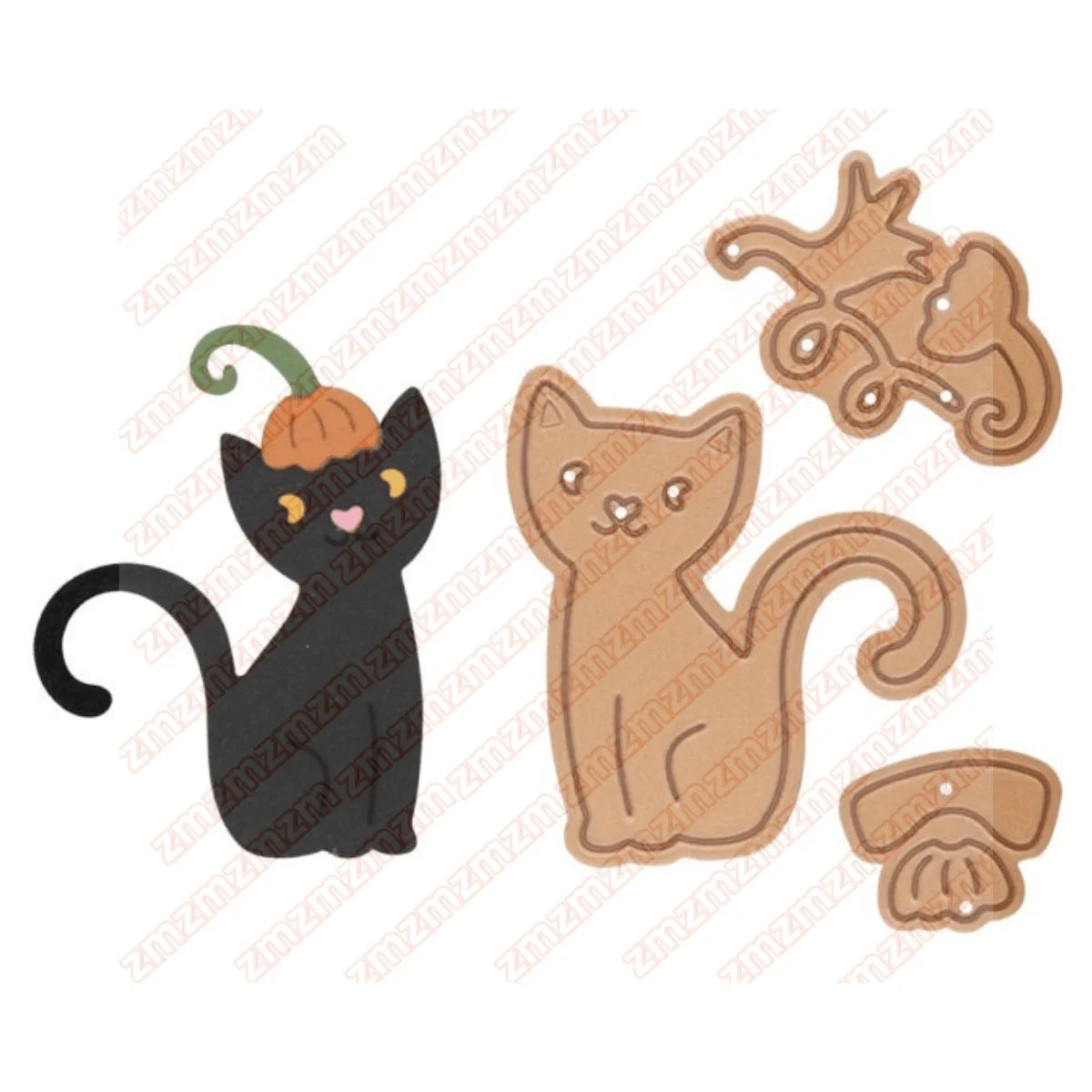 New Pumpkin ghost Acres Metal Cutting Dies Clear Stamps Gilded Weave Hot Foil Stencil Wax for DIY Making Card Craft Autumn 2025