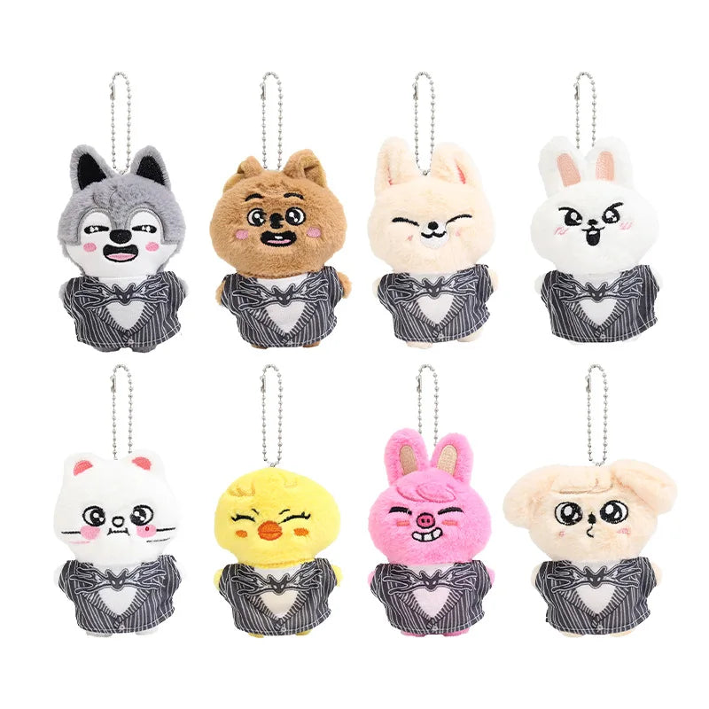 New Stray Kids Plush Keychain SKZOO Plush Doll Halloween Fang Can Li Longfu Same Doll Children's Festival Gift