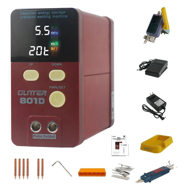 Glitter 801D   Energy storage Inverter spot welder power battery spot welder
