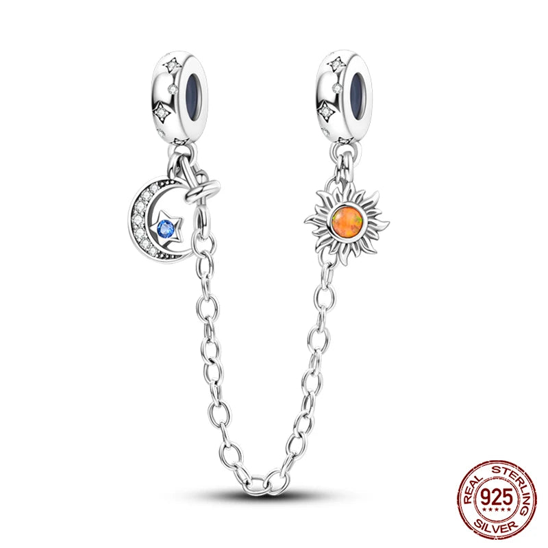 Fit Qikaola 925 Original Bracelet Fashion Bee Astronaut Eiffel Tower 925 Silver Charms Beads Fine DIY Birthday Jewelry For Women