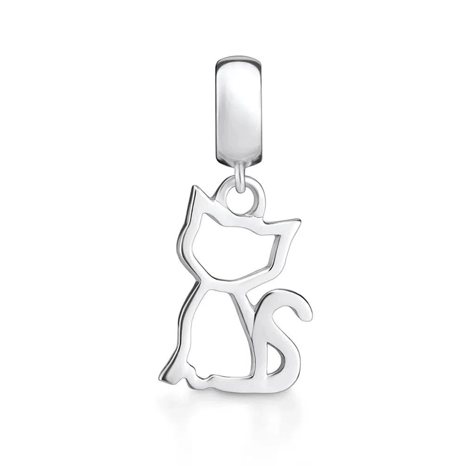 Animals Series Charms 925 Silver fortune Cat Pets Fit 925 Original Bracelet Necklace DIY Pendants Fashion Jewelry For Woman