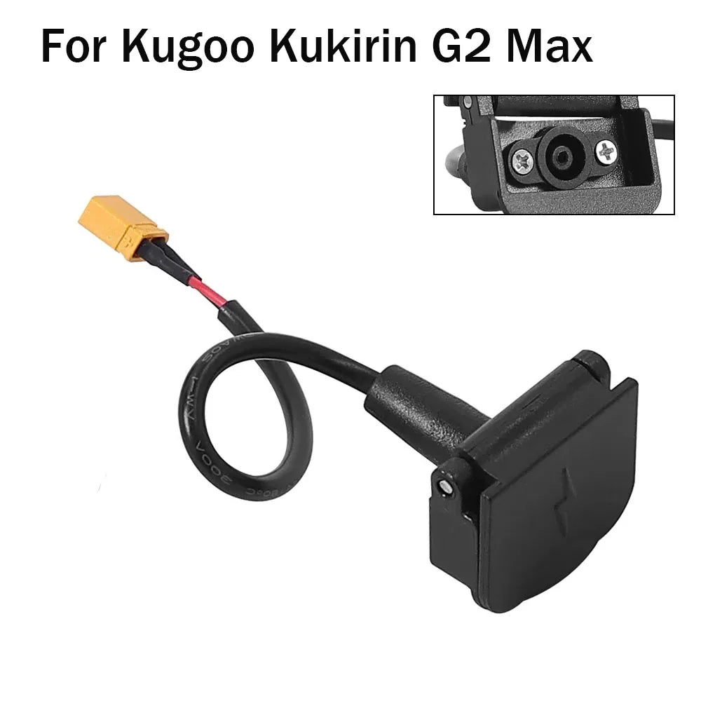 Charging Port Electric Scooter Parts Kickscooter Charging interface component Socket Plug Connecting for Kugoo Kukirin G2 Max