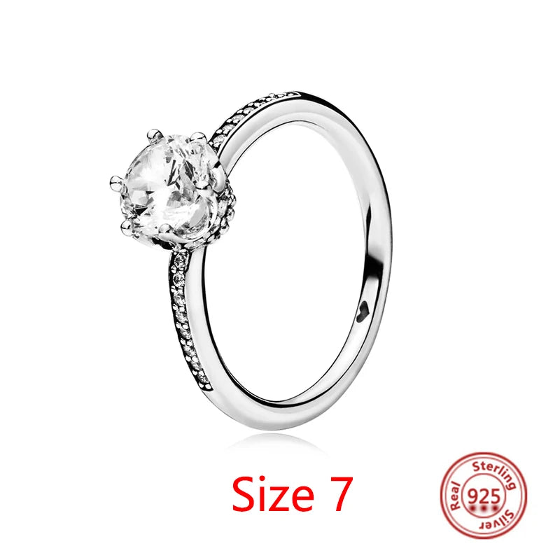 Bestselling 925 Sterling Silver Flower Shaped Hollow Design With Sparkling Zircon Star Ring Suitable For Women's Jewelry