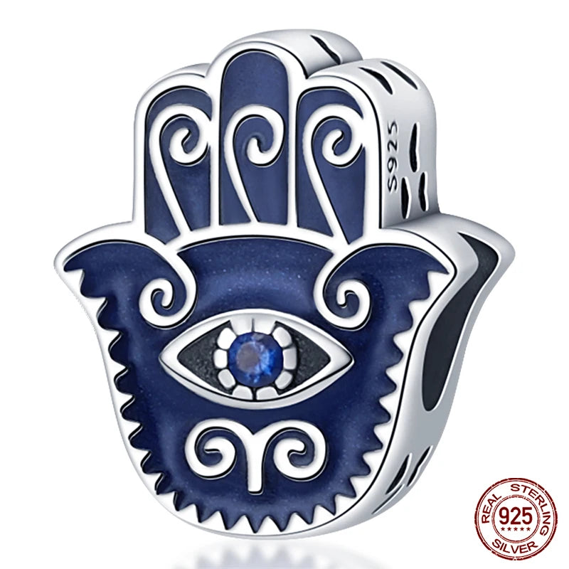 Original Ocean Series Fit 3mm Bracelet 100% Authentic 925 Sterling Silver Turtle Crab Mermaid Charm Beads DIY Jewelry Gift