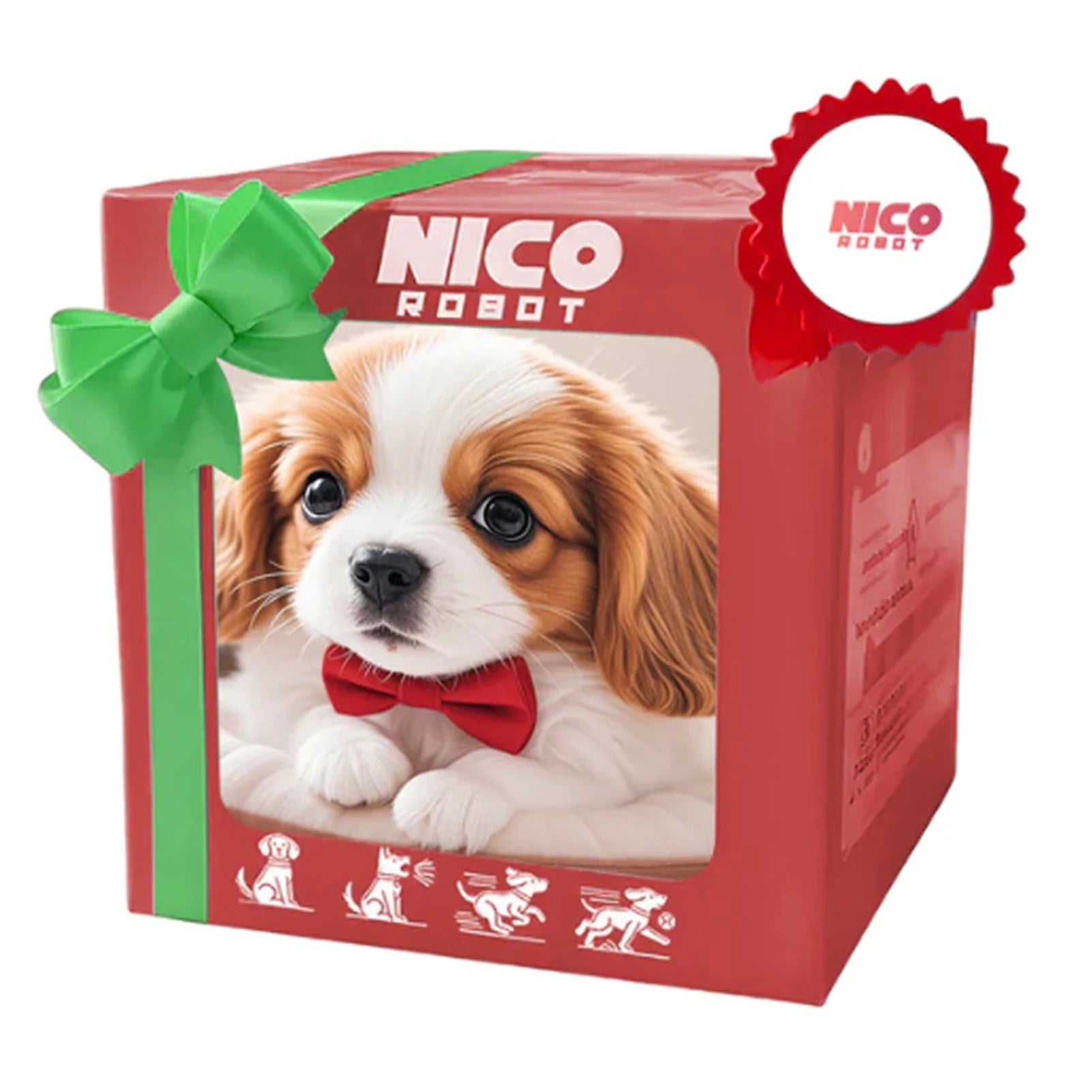 Plush Puppy Toy Electronic Interactive Animal Dog Robot Puppy Kids Doll Plush Simulation Smart Dog Toy Present for Boys Girls