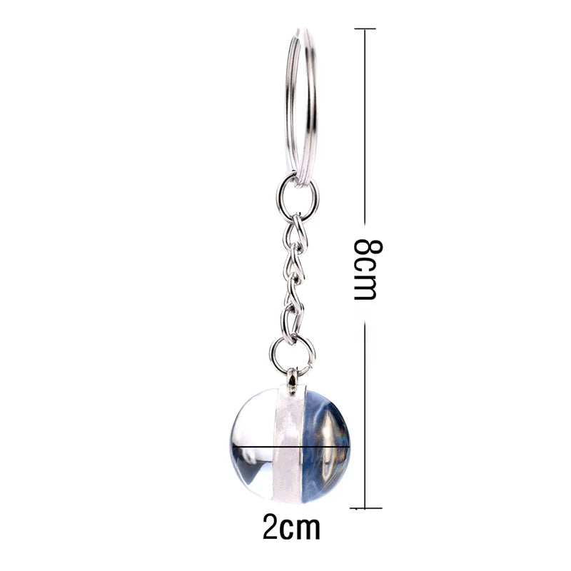 Flag Keychain Syria Iran and Jordan Kuwait Georgia Iraq Flag Keychain Flag Pendant Double Sided Glass Ball Jewelry Keyring
