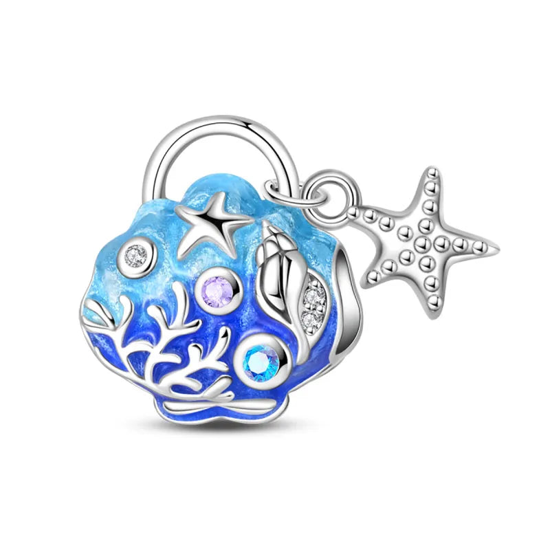 Ocean Trendy 925 Silver Dolphin Crab Boat Beach Charms Beads Fit 3mm Original Bracelets DIY Thoughtful Fine Jewelry Making Gifts