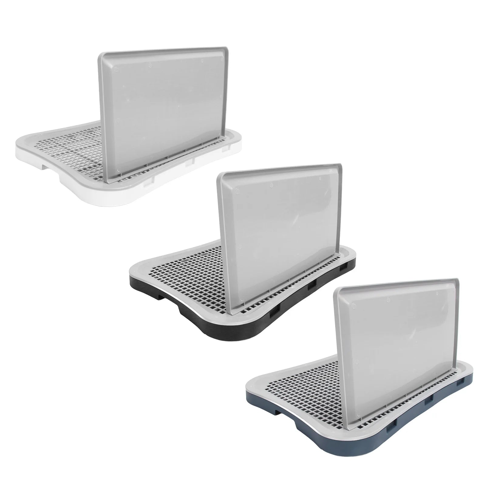 Dog Training Toilet with Wall Column Removable Portable Puppy Mesh Training Potty for Large Small Medium Pets Dog Potty Tray