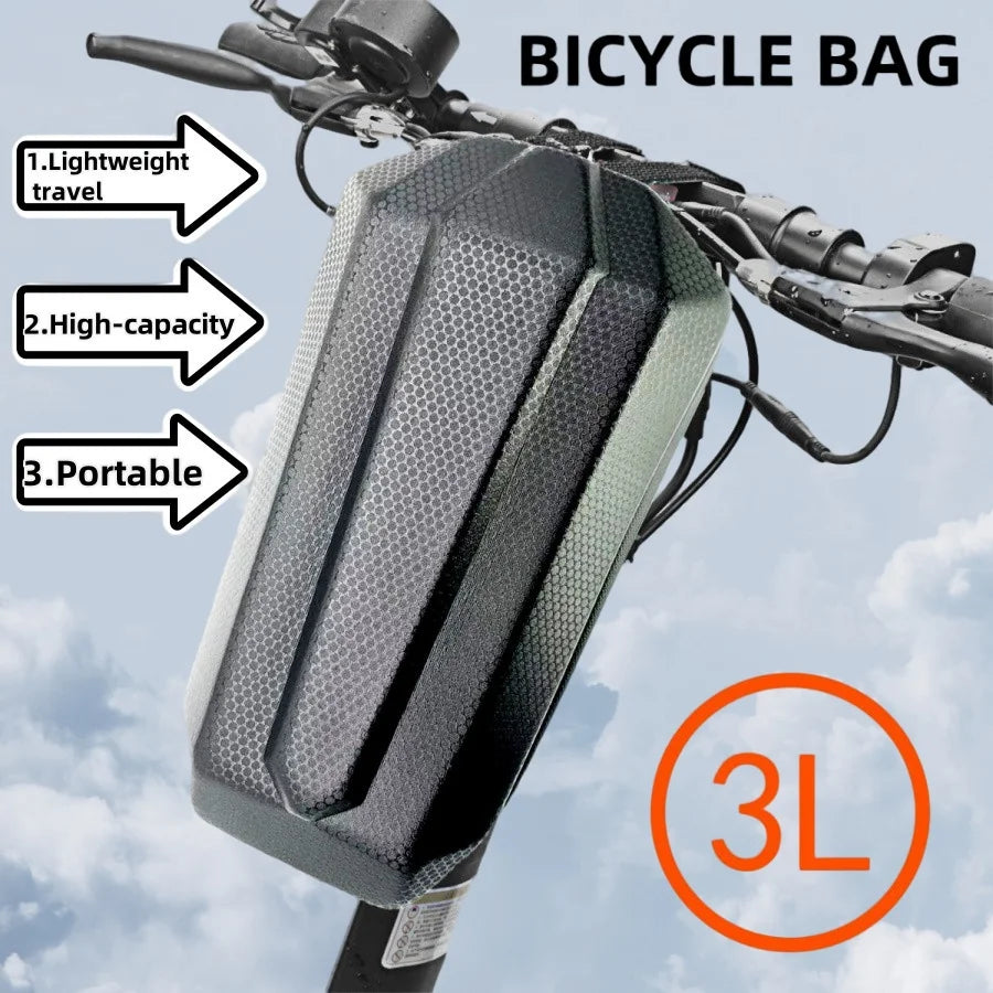 Bicycle bag, hard shell, front end bag, hanging bag, folding bicycle, balance bike, electric bike, faucet bag, first bag