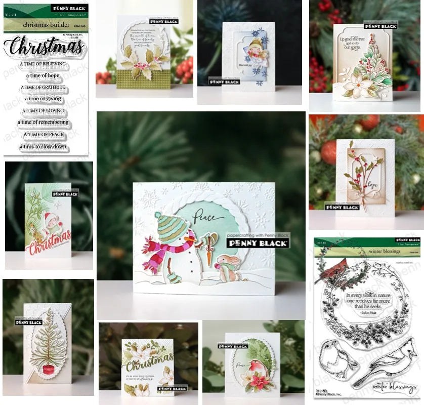 Christmas Builder Metal Cutting Dies And Stamps For Scrap booking Stencil Embossing Mold  DIY Paper Cards Craft Cutting 2025