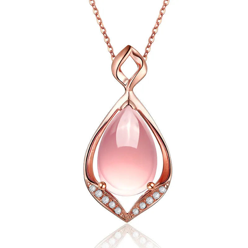 925 Sterling Silver Necklace Pendant Zircon High Quality Chain For Women Luxury Fashion Wedding Engagement Jewelry Party Gifts