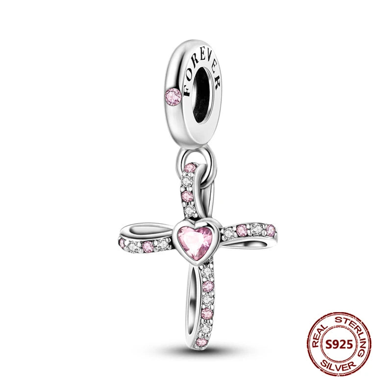 925 Sterling Silver Strawberry Turtle Owl Charm Beads Suitable For Original Bracelet Women DIY Jewelry Making Birthday Gifts