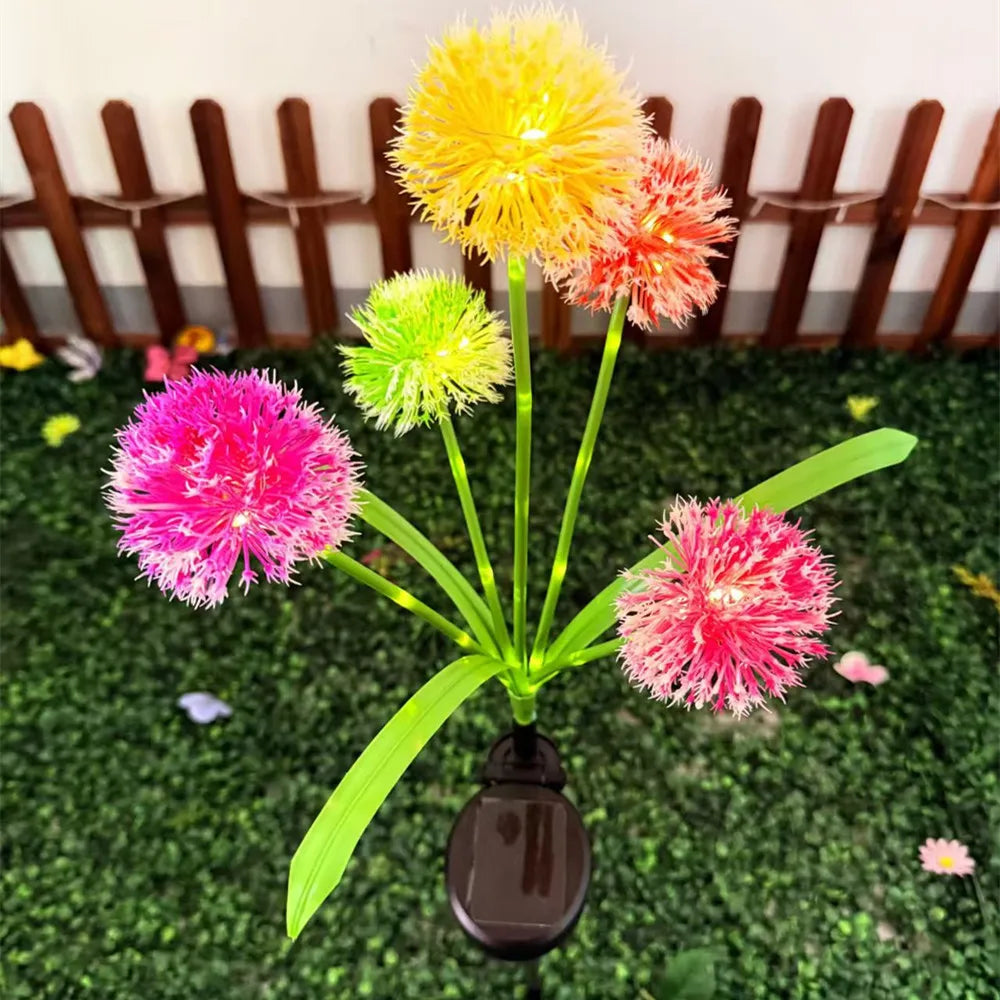 Garden Solar Flower Lawn Lights For Outdoor Decoration Yard Light Waterproof Landscape Solar-Powered LED Lamps 500