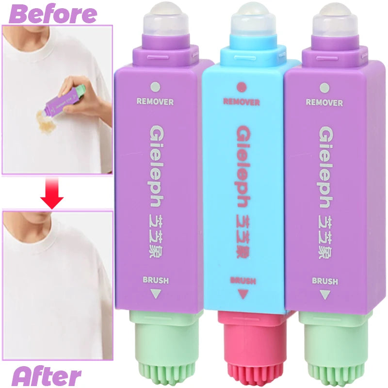 Double Head Instant Stain Treater Stick Portable Stain Remover Pen White Clothes Washing Free Grease Pen Emergency Cleaning Tool