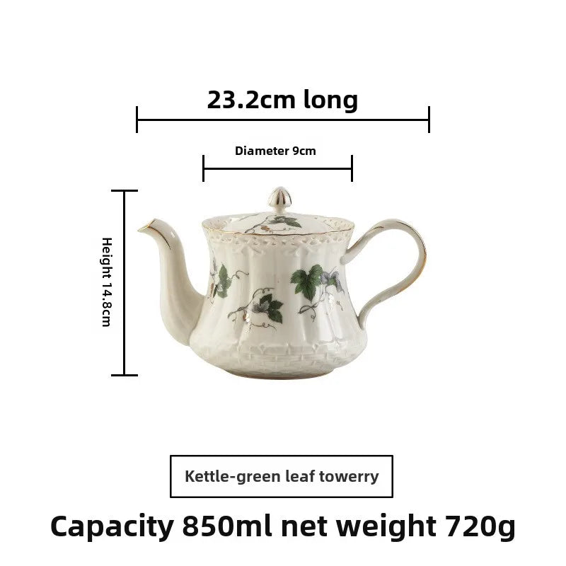 Ceramic Black Tea Cups Saucer Retro Afternoon Tea Coffee Cup Teapot Saucer Sets Couple Mug Set Home Creative Drinkware Mug Gift